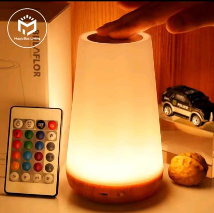 Usb Rechageable Dimmable Touch Lamp Bedroom Portable Table Bedside Night Lamp 13 RGB Colors Night Lights Baby Kids Night Light